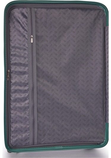 Benetton 3'lü Set Büyük Orta Ve Kabin Boy %100 Polipropilen Valiz 14bnt8001 Yeşil