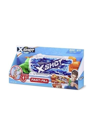 X-shot Su Tabancası - Hızlı Doldurma Fonksiyonlu - Mavi