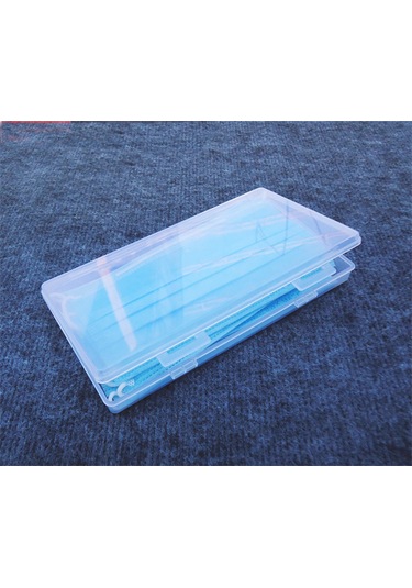 Xindoker Pp Materyal Transparan Maske Saklama Kutusu - Islaklık Ve Toz Koruyucu, 10 Adet Maske Tutabilir, Taşınabilir Ev/iş/outdoor Kullanıma Uygun Diğer