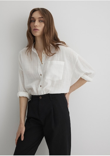 Mavi - Bej Gömlek 1210404-70057 Bej