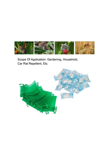 Reedark Ev Ve Bahçe İçin Doğal Yağlardan Yapılmış Güvenli Fare, Kemirgen Kovucu Hapı