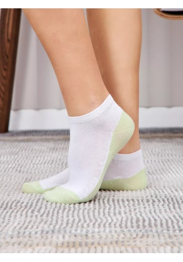 John Jeniford 7 Çift Kısa Çorap 219037816 Beyaz