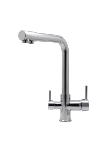 Cordial 3 Yollu Arıtma Çıkışlı Krom Mutfak Eviye Bataryası Krom