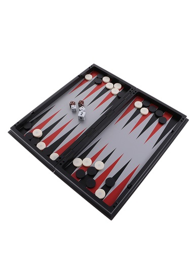 Homyl 3'ü 1 Arada Manyetik Tahta Satranç Oyuncak 31,5x15,6x4cm