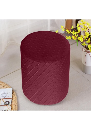 Suntek Magideal Yuvarlak Streç Osmanlı Slipcovers Şarap-kırmızısı