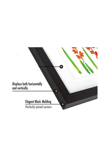 Tongxida Ahşap Çocuk Sanat Çerçeveleri Manyetik Ön Açık Çerçeve Poster Fotoğraf Çizim Resimleri Çizimler Beyaz