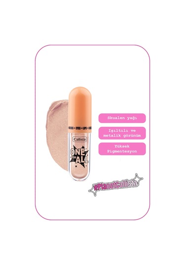 Callista One For All Eyes & Lips & Cheeks Likit Göz Farı 01 Daylight
