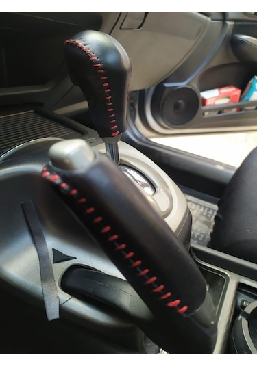 Honda Civic 2012/16 Fd7 Fb7 Otomatik Vites Kılıfı El Yapımı Hakiki Deri