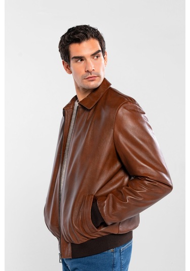 Tamer Tanca Erkek Hakiki Deri Fındık Deri Mont 415 K-873 Erk Dr Mont Sk24/25 Fındık Dr Fındık