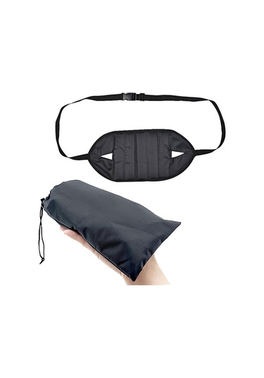 Sones Taşınabilir Mini Ayak Dayama Hamağı Ofis Ev Sandalyesi İçin Siyah