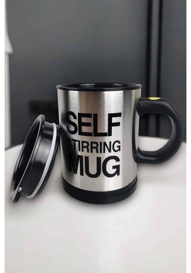 Yazılı Mug Karıştırıcı Özelliği Ve Paslanmaz Çelik Renkli