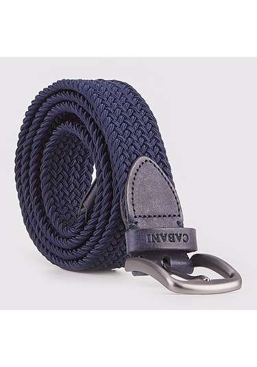 Triko Lacivert 3,5 Cm Erkek Kemer Lacivert