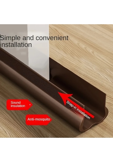 Dashanshop 2 Adet Siyah Kapı Altı Rüzgar Önleyici Ses Yalıtım İç Ve Dış Kapı Diğer