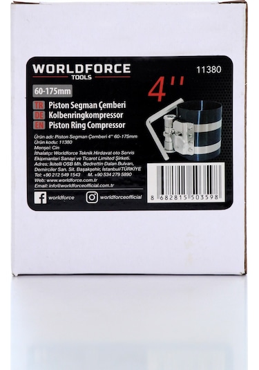 Worldforce 4" 60-175 MM Piston Segman Çemberi Profesyonel