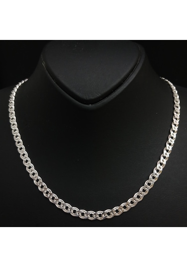 925 Ayar Gümüş Nonna Model Zincir Kolye 5 Mm
