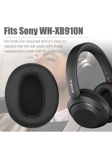 Inf Wh-xb910 Kulaklık Yastıkları, Kulak Pedleri 1 Çift Sony Wh-xb910n Siyah