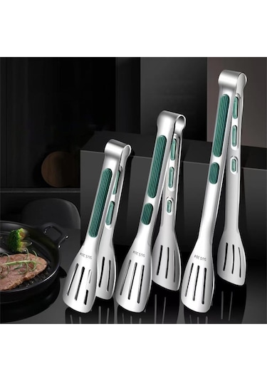 3 Parçalı Izgara Maşası Izgara Pişirme Aleti Mutfak Eşyası B