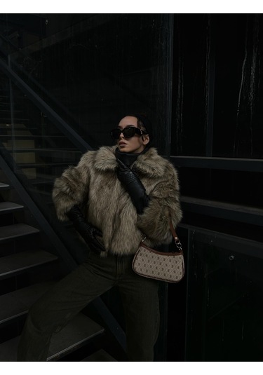 Farme Monogram Baget Ve Çapraz Çanta Taba Taba