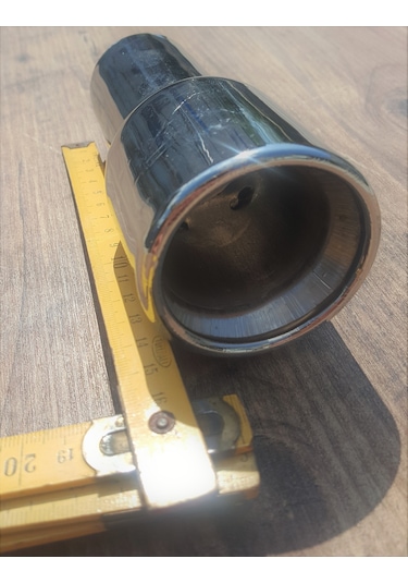 51 MM Yuvarlak Nikelaj Egzoz Ucu Sessiz