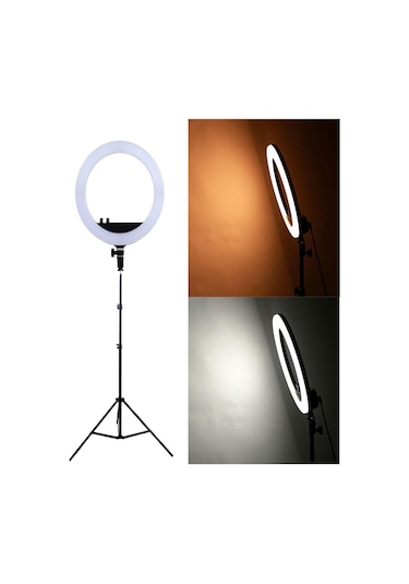 Deyatech 14" Ring Light Kuaför ve Makyaj Çekim Işığı