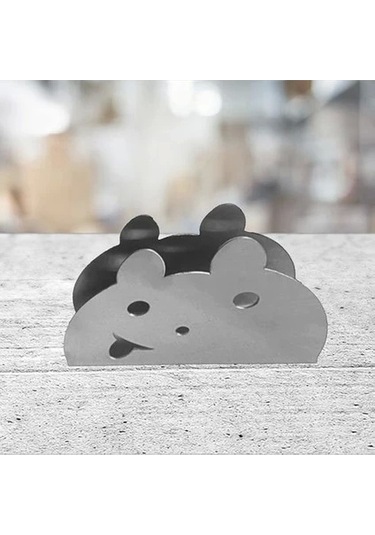 Glare Peçetelik Paslanmaz Çelik Ayıcık Çok Renkli