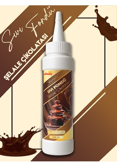 Güllüoğlu Sıvı Fondü Şelale Çikolata Sosu 300 Gr