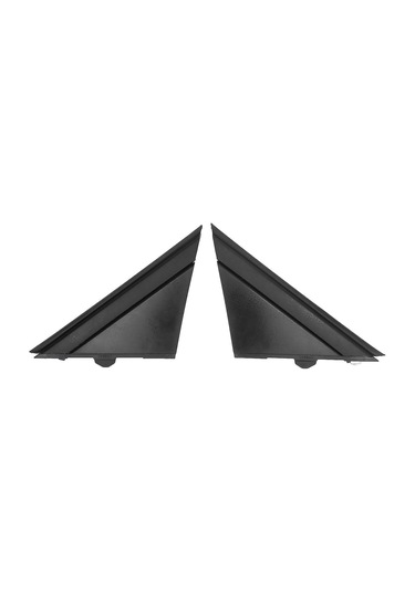 Lemestar Fıat 500 2012-2017 Kapı Ayna Bayrak Kapakları - Siyah Abs Malzeme, Dayanıklı Ve Kolay Montaj