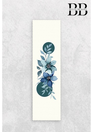 Belle Benoit Baskılı Amerikan Servisi Runner 140x40 Cm Desen25