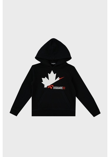 Dsquared2 Çocuk Sweat Dq0222-d002y Black Siyah