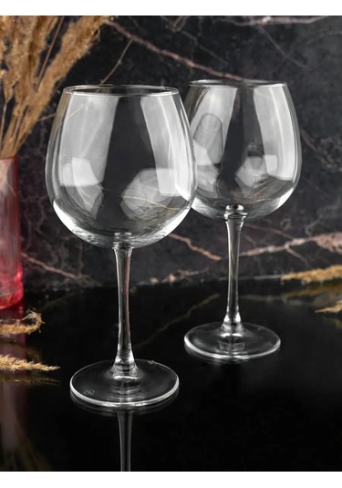 Pasabahce 780 Ml Şarap Kadehleri, 2 Adet, Cam, Büyük Ölçülerli 165806543 Beyaz