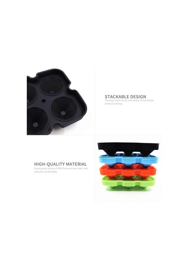 Xiyyadms Diamant Şekilli 6 Hücre Silikon Buz Kalıbı, Gıda Seviyesi Materyal, Kapağı Ve Küçük Trançe İle, Kolay Buz Çıkarımı, Cocktail Ve Kahve İçin Çok Renkli