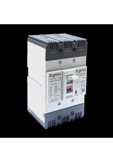 Sigma 3X80 Amper 25 Ka Sabit Kompakt Şalter 3C160080