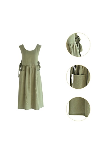 Homyl Kadın Edebiyatı Önlük Moda Bahçecilik Ev Boyama Için Yeşil