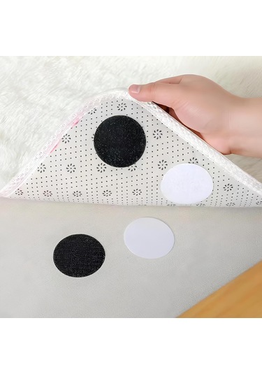 Halı Kilim Koltuk Örtüsü Sabitleyici Cırt 20 Adet Kaydırmaz Kendinden Yapışkanlı Cırt