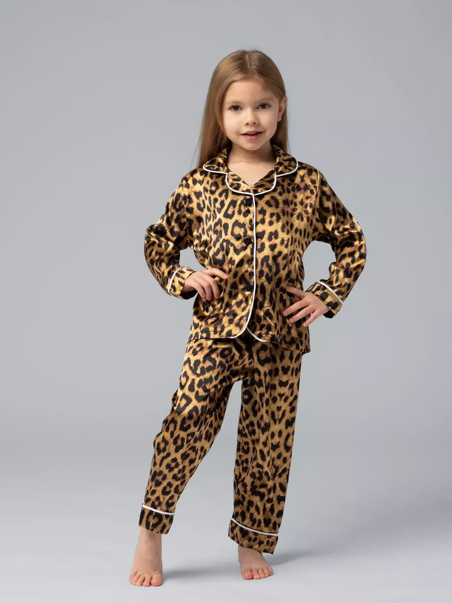 Kids Laugh Çocuklar İçin İpek Pijama Takımı Pantolonlu 182665603 Bej