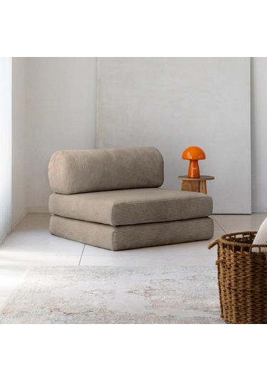 Modüler Legom Tekli Koltuk Sütlükahve