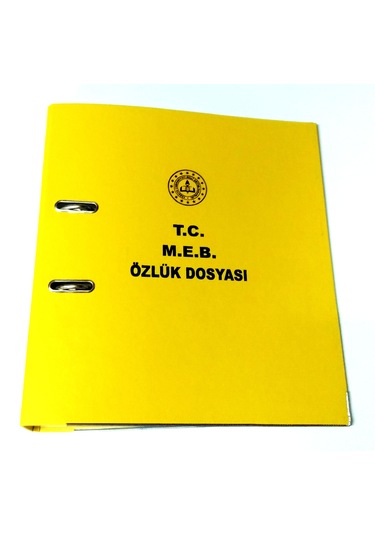 Okullar Yayın Öğretmen Özlük Dosyası 1 Klasör + 8 Dosya 28x32 Sarı