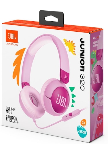 Jbl Jr320 Kablolu Kulaküstü Çocuk Kulaklığı, Mor