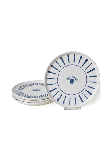 Keramika Ocean Muse Nordıc Pasta Tabağı 22 Cm 4 Adet 22953-54 Çok Renkli