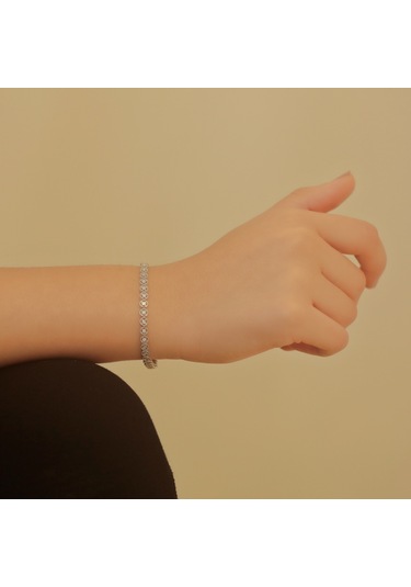 Lova 0,39 Karat Pırlanta Su Yolu Bileklik - 4070007