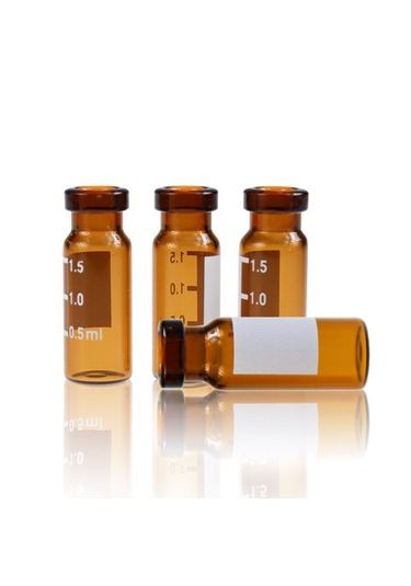 Borox Cam Vial 2 Ml - Amber - Crimp Nd11 - Hacim Ölçekli 100adet