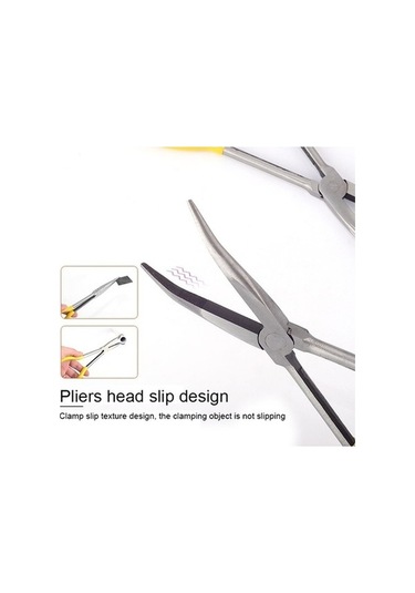 Fastbuy 11 İnç 90 Bükme İğne Burunlu Pense, Multifonksiyonel El Aleti, Kullanışlı Demir İşçiliği Aleti