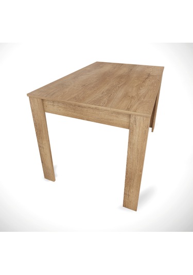 Pasific Home Single Mutfak Yemek Masası, 120x80 cm, Dikdörtgen, Koyu Meşe