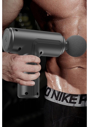 Earldom V6 6 Seviyeli 4 Değişir Başlıklı Kablosuz Masaj Aleti - Siyah 378109 Siyah