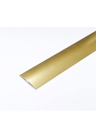 Kapı Eşik Profili Parke Kapı Altı Çıtası Yapışkanlı Alüminyum Altın Rengi Gold 90cm