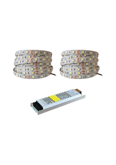 4040 Yeni Nesil Şerit Led Günışığı 10 Metre + 10 Amper 120W Trafo