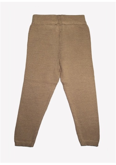 Ozmoz Unisex Çocuk Organik Pamuk Triko Kahverengi Pantolon