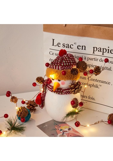 Ranyeek Yeni Noel Gövde Işık Zinciri, 2m 20 Led, Gövde-sarmısak Dekorasyon, 3 Pil İle Çalışır, Kreatif Ev Dekoru Diğer