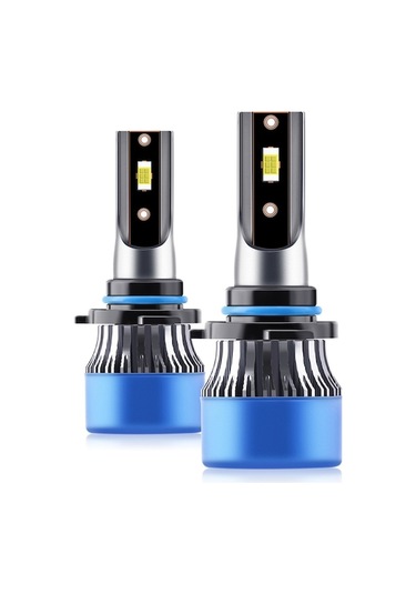Q2 Led Araç Farları, Ip68 Su Geçirmez, 6000lm Işık, 9005/hb3/h10 Bağlantı, 2 Adet Set