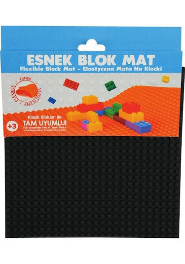 Esnek Blok Mat 20x20 Siyahh